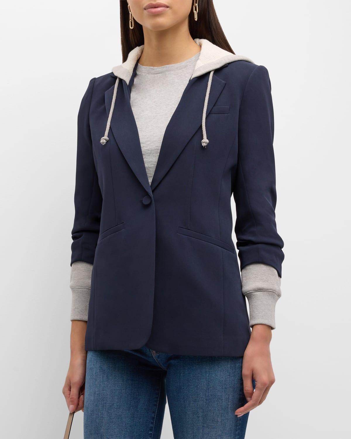 Cinq a Sept Hooded Khloe Jacket Size 0, 10, 2, 6. Product Image