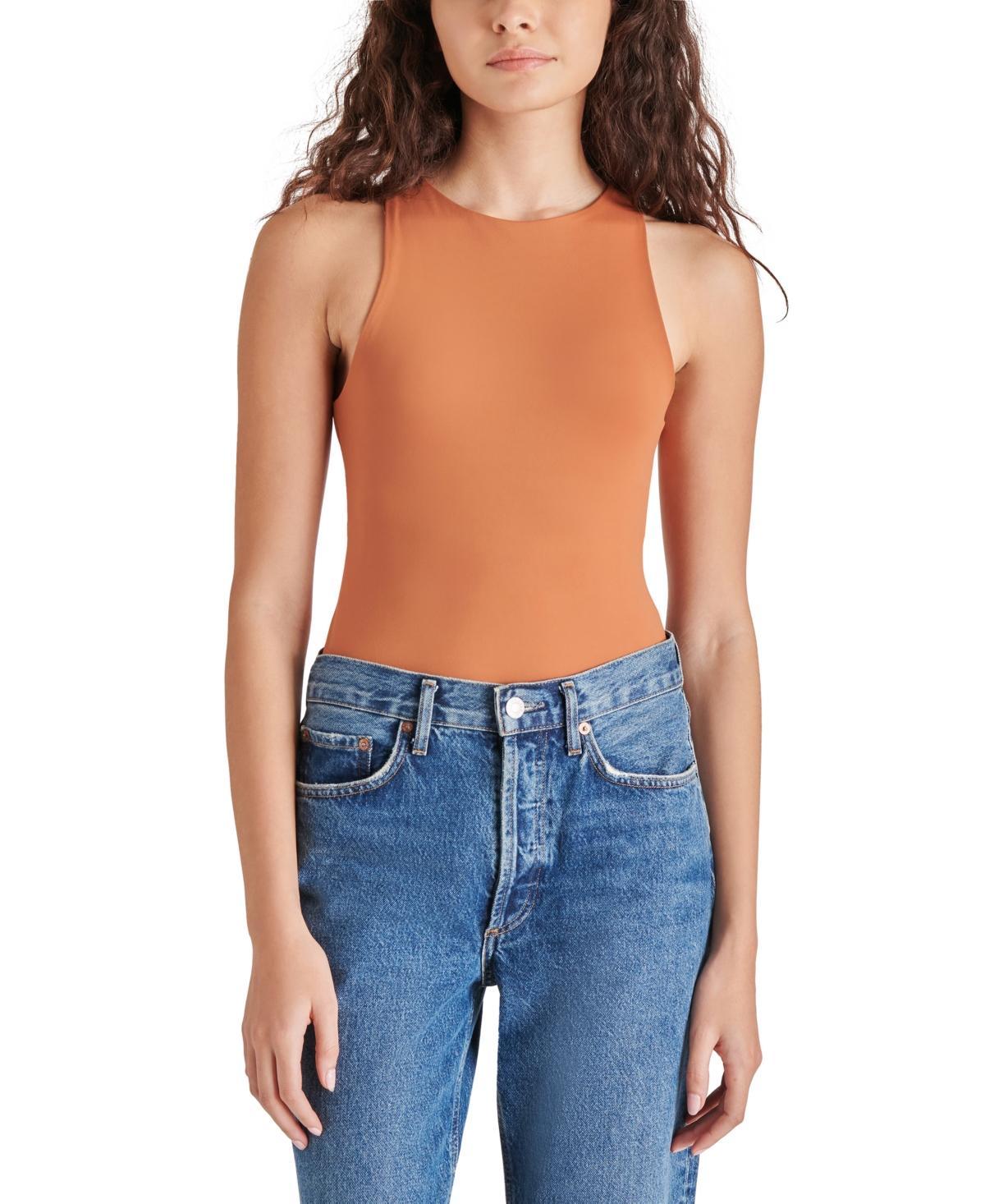 Steve Madden Nico Knit Crew Neck Sleeveless Bodysuit Product Image