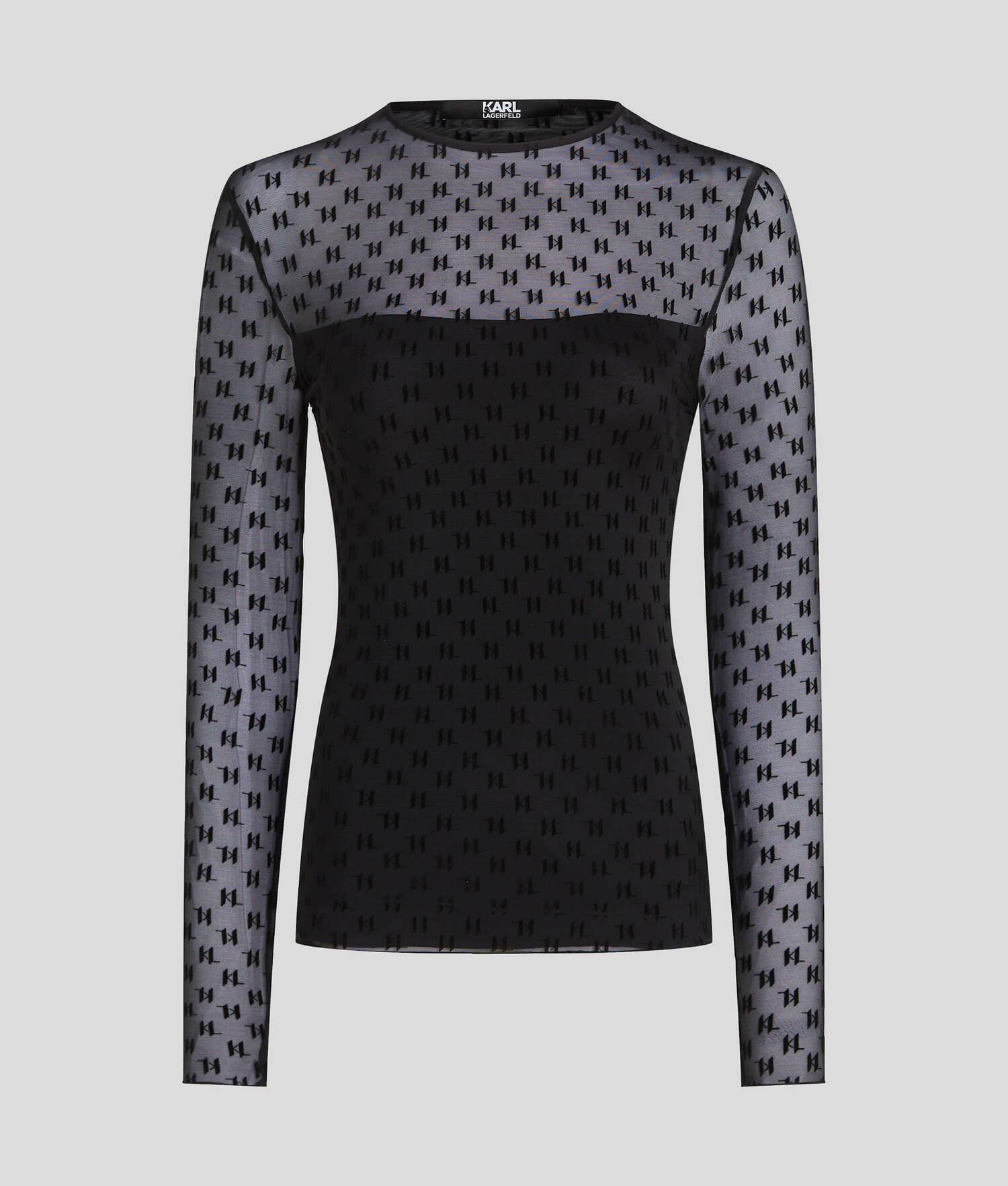 KL MONOGRAM MESH TOP Product Image