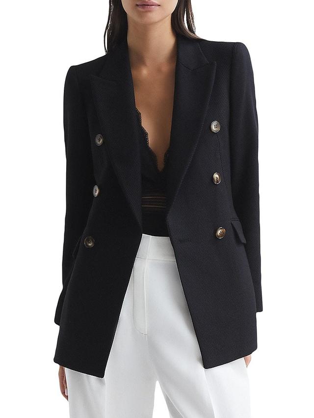 Womens Logan Double-Breasted Blazer Product Image