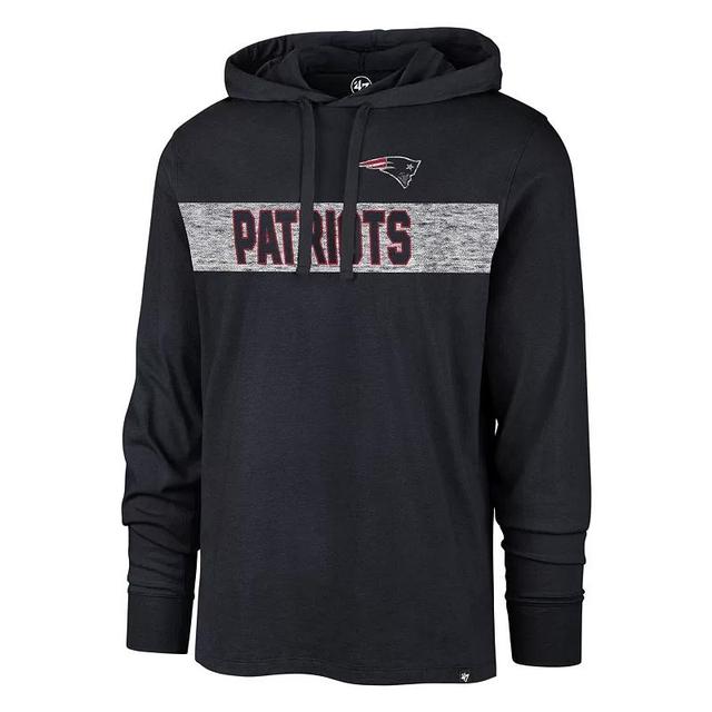 Mens 47 New England Patriots Field Franklin Hooded Long Sleeve T-Shirt Blue Product Image