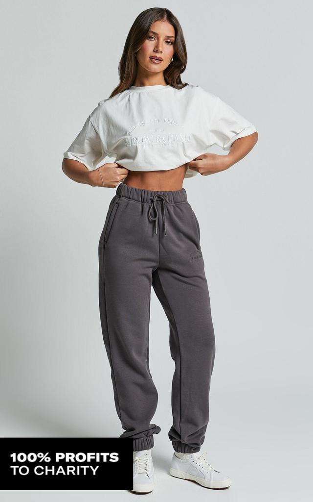 The Hunger Project X Showpo - THP Track Pants in Grey Product Image