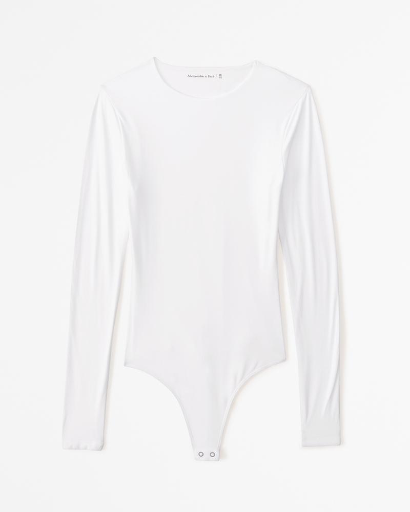 Soft Matte Seamless Long-Sleeve Crew Bodysuit Product Image