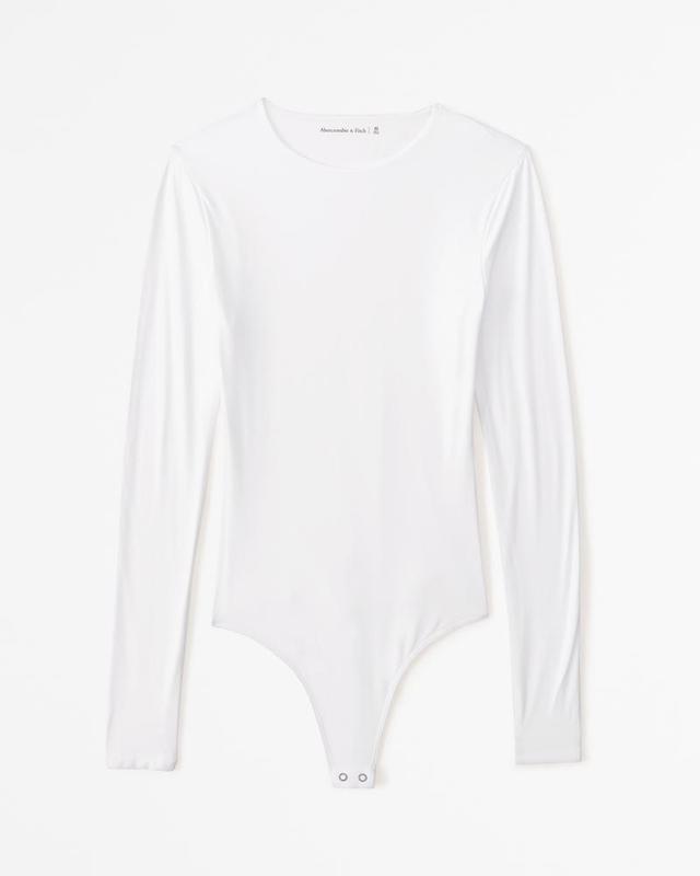 Soft Matte Seamless Long-Sleeve Crew Bodysuit Product Image