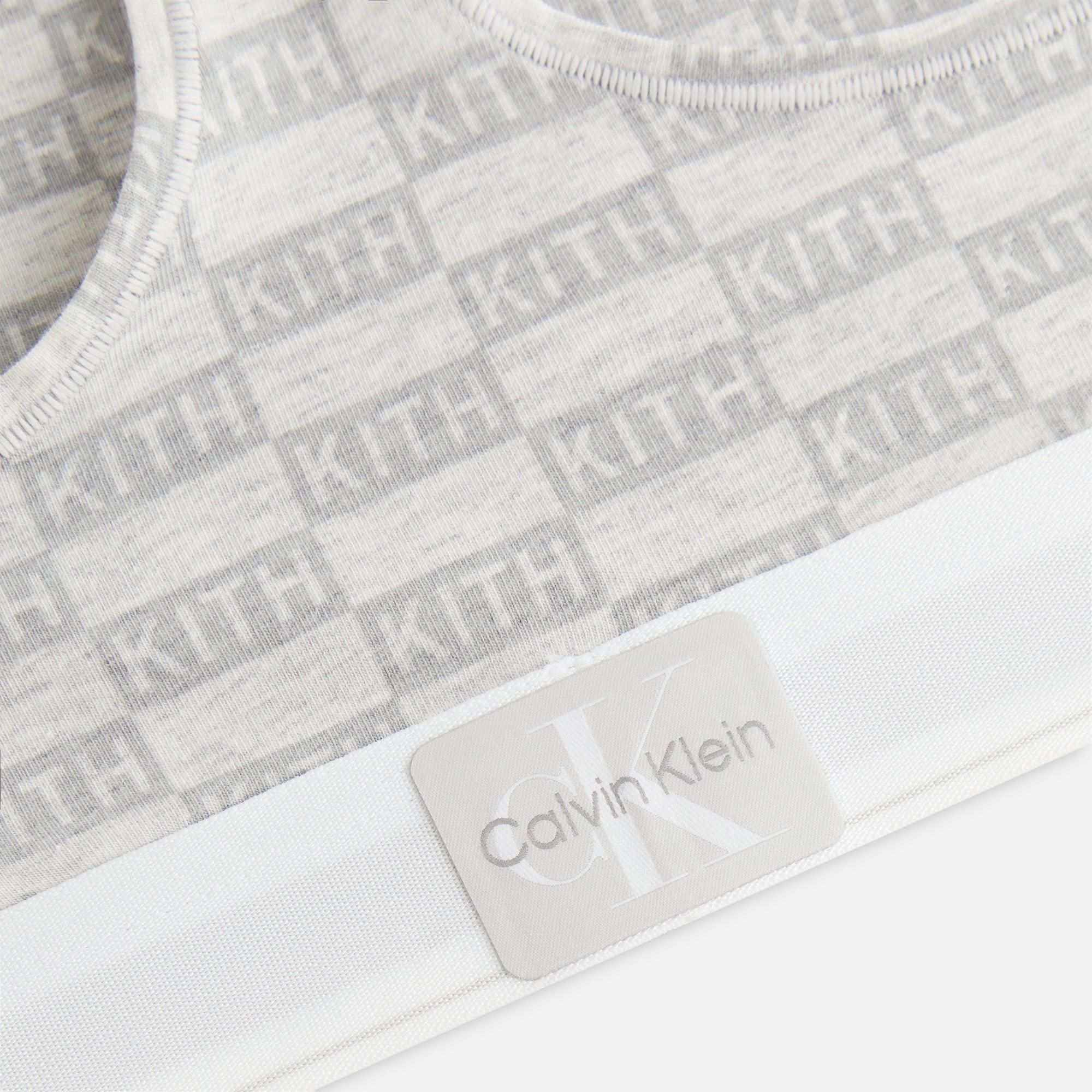 Kith Women for Calvin Klein Classic Bralette - Light Heather Grey Female Product Image