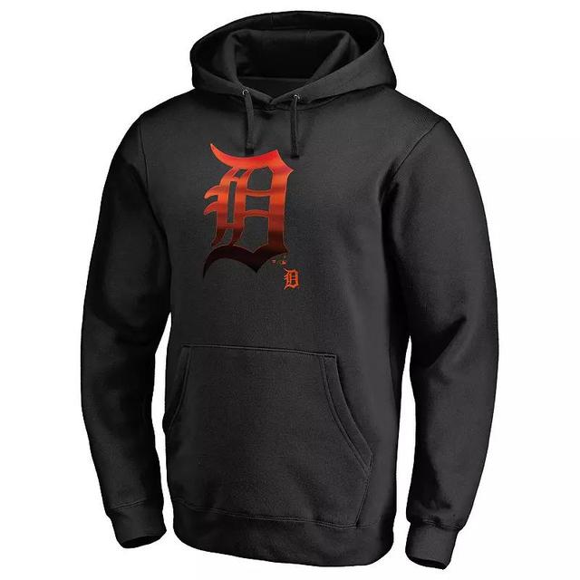 Mens Fanatics Black Detroit Tigers Midnight Mascot Pullover Hoodie Product Image