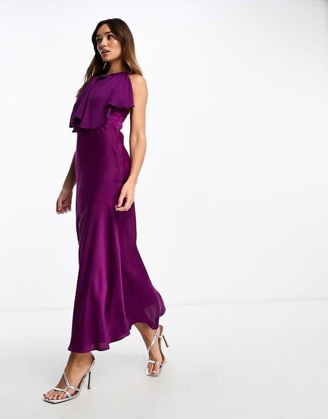 MANGO Back Ruffle A-Line Dress Product Image