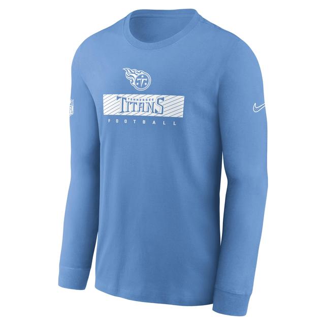 Tennessee Titans Sideline Team Issue Nike Men's Dri-FIT NFL Long-Sleeve T-Shirt Product Image