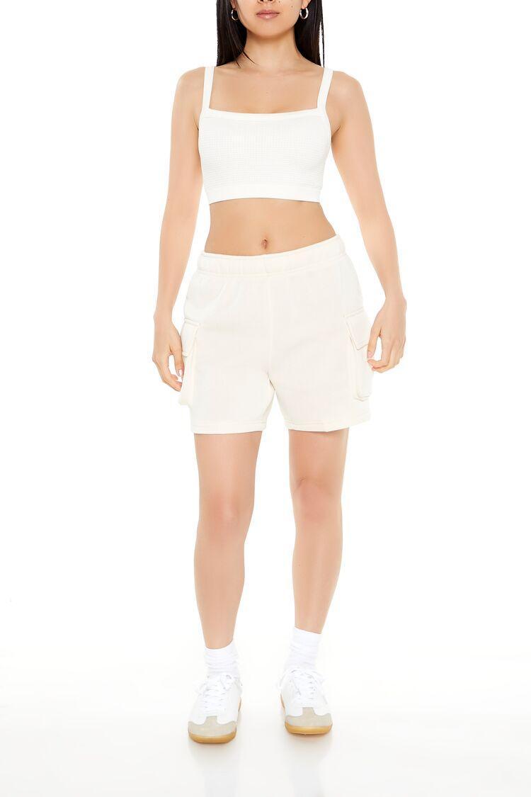 Fleece Cargo Sweatshorts | Forever 21 Product Image