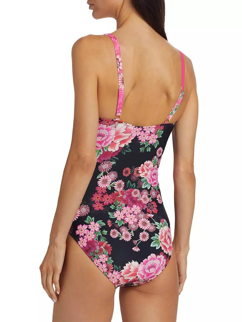 Ruched One-Piece Swimsuit Product Image