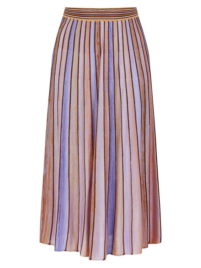 Womens Silvia Striped Maxi Skirt Product Image