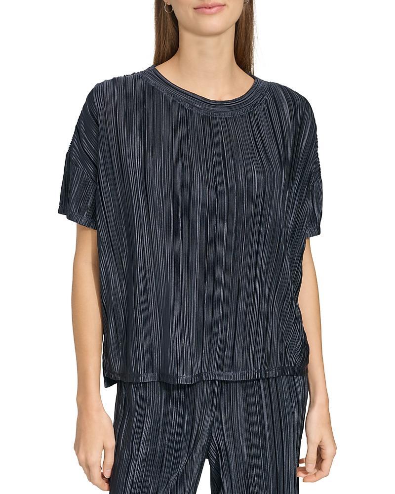 Marc New York Short Sleeve Plisse Top Product Image