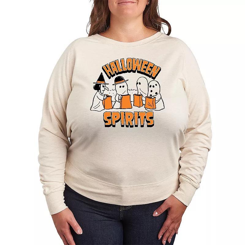 Plus Size Peanuts Halloween Spirits Pullover, Womens Product Image