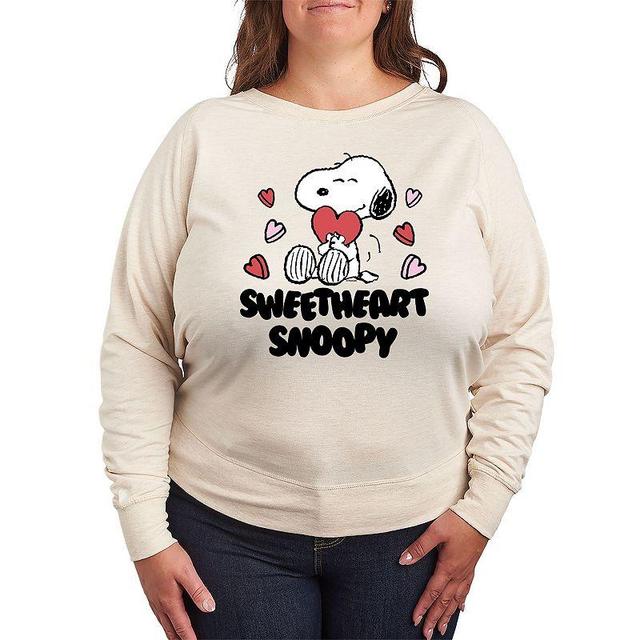 Plus Size Peanuts Sweetheart Snoopy Graphic Tee, Womens Product Image