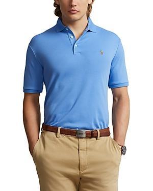 Men's Classic Fit Soft Cotton Polo In Resort Green Heather Product Image