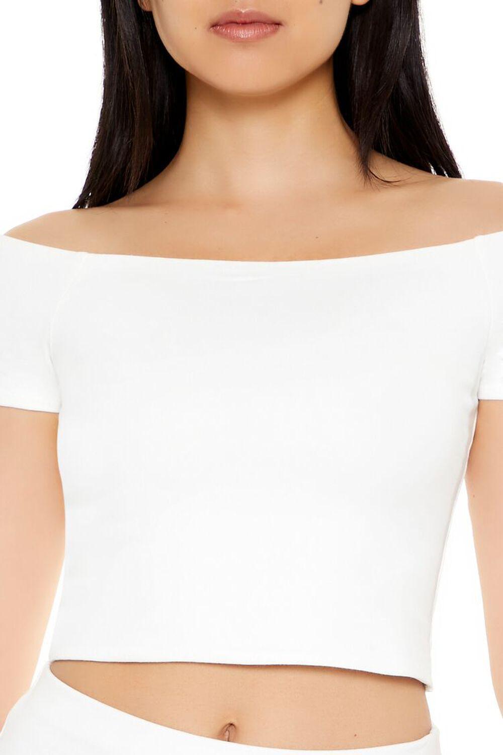 Off-the-Shoulder Crop Top | Forever 21 Product Image