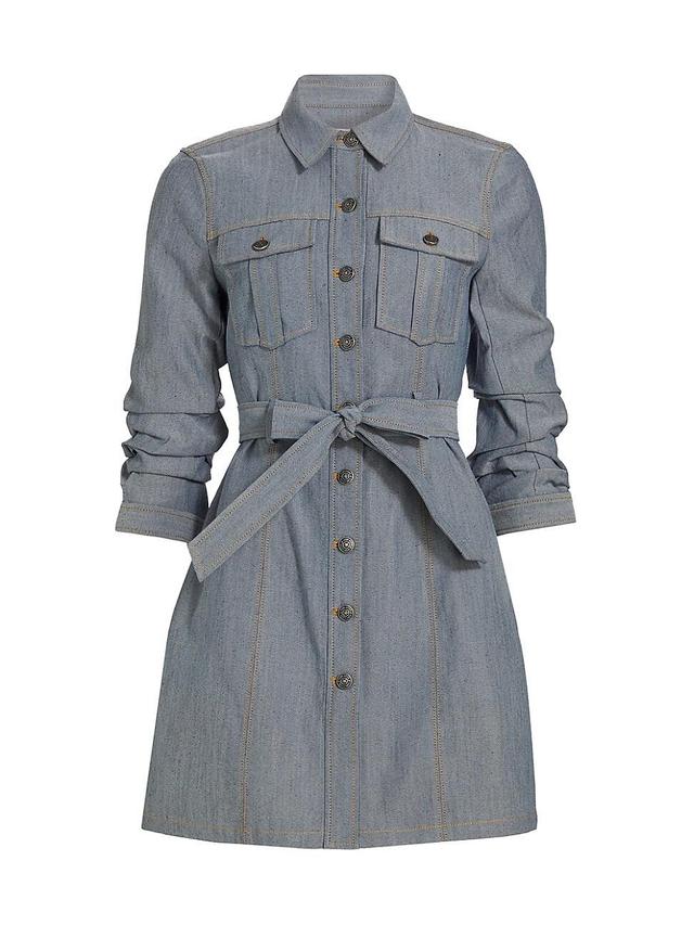 Womens Clea Denim Minidress Product Image