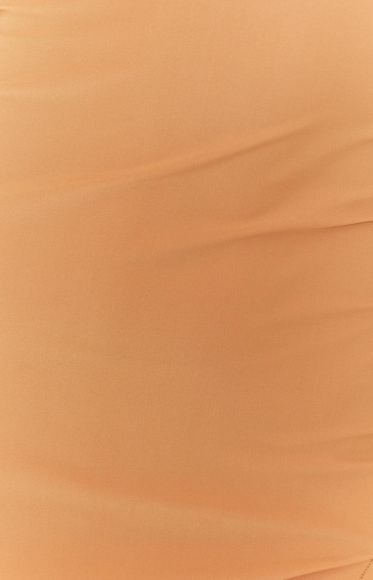 Willow Orange Midi Dress Product Image