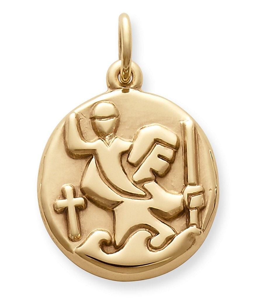 James Avery 14K Gold St. Christopher Medal Charm Product Image