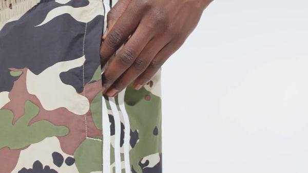 Camo Allover Print Swim Shorts Product Image