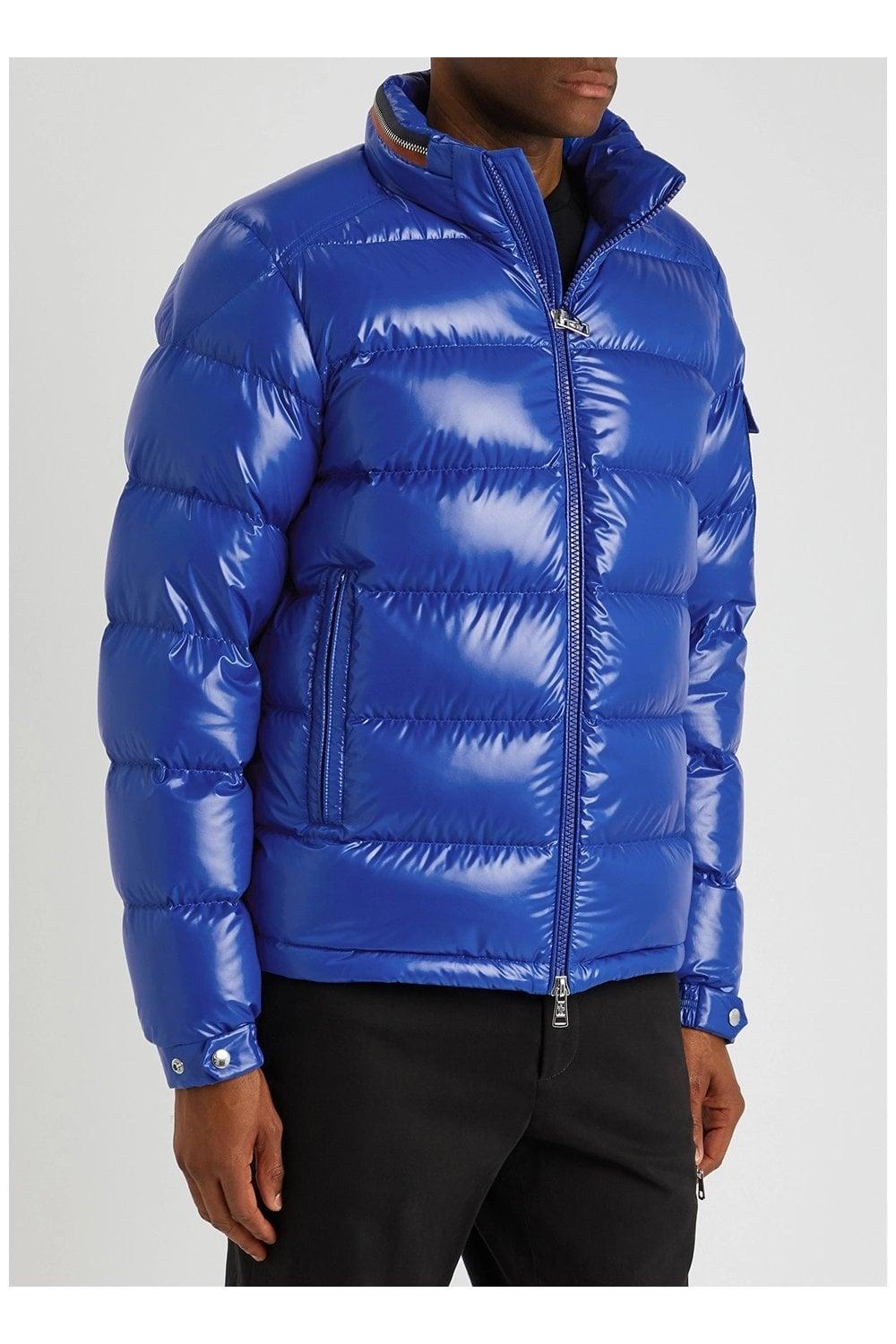 MONCLER Bourne Down Jacket In Blue Product Image