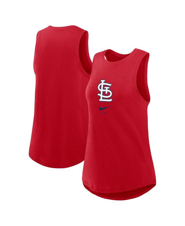 Womens Nike Red St. Louis Cardinals Legacy Icon High Neck Fashion Tank Top Product Image