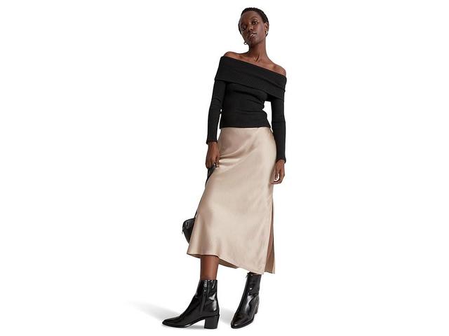 Madewell Satin Slip Skirt Product Image