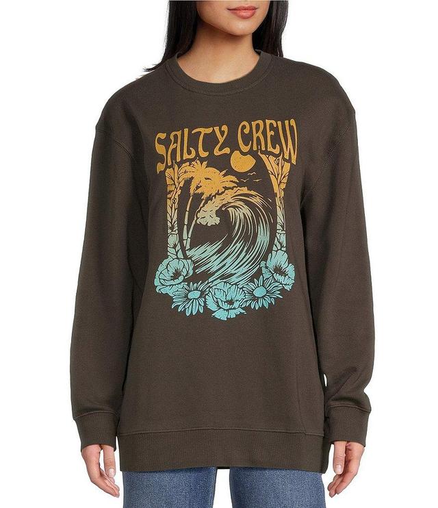 Salty Crew Big Wave Graphic Fleece Sweatshirt Product Image