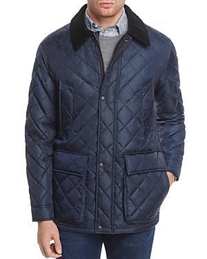 Cole Haan Quilted Elbow-Patch Jacket Product Image