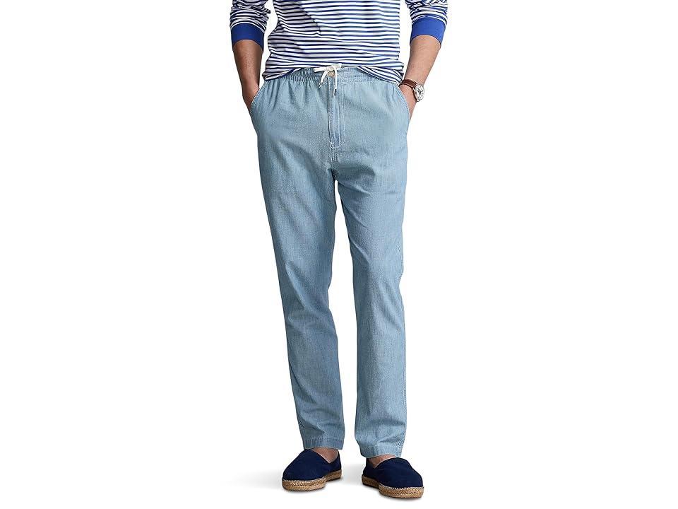 Polo Ralph Lauren Polo Prepster Classic Fit Chambray Pants (Chambray) Men's Casual Pants Product Image