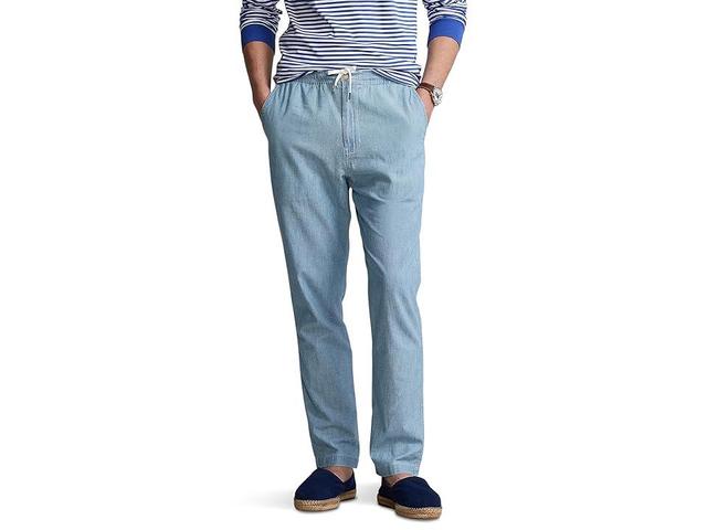 Polo Ralph Lauren Polo Prepster Classic Fit Chambray Pants (Chambray) Men's Casual Pants Product Image