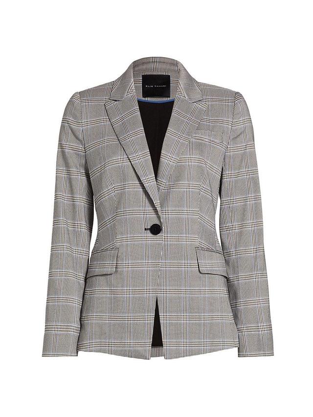 Womens The Kensington Plaid Blazer Product Image