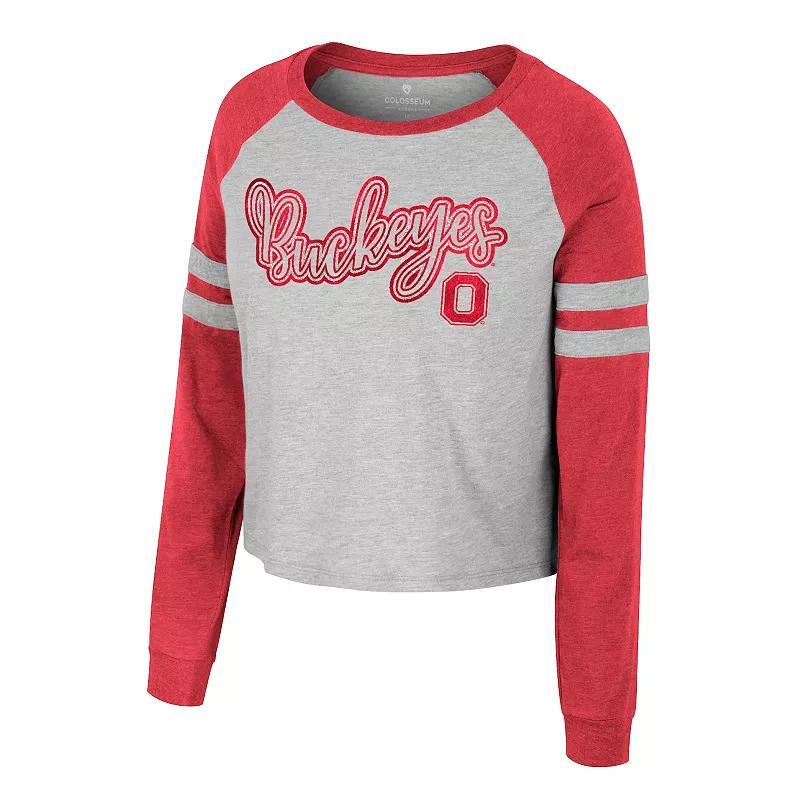 Womens NCAA Ohio State Buckeyes Im Gliding Here Long-Sleeve Tee Product Image