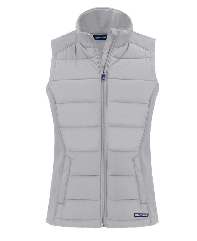 Cutter & Buck Womens Evoke Hybrid Eco Softshell Recycled Full Zip Vest Product Image