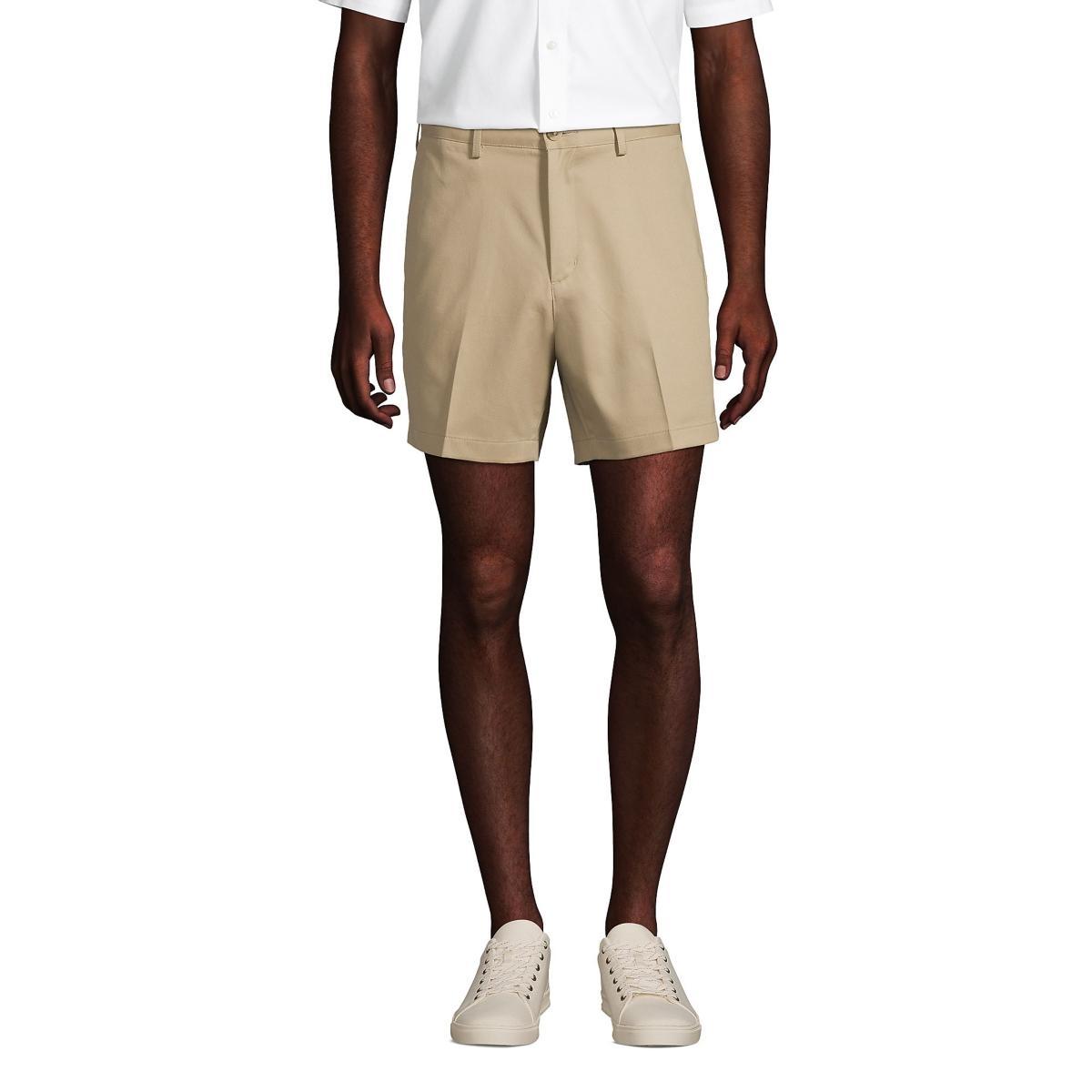 Lands End Mens Comfort Waist 6 Inch No Iron Chino Shorts Product Image