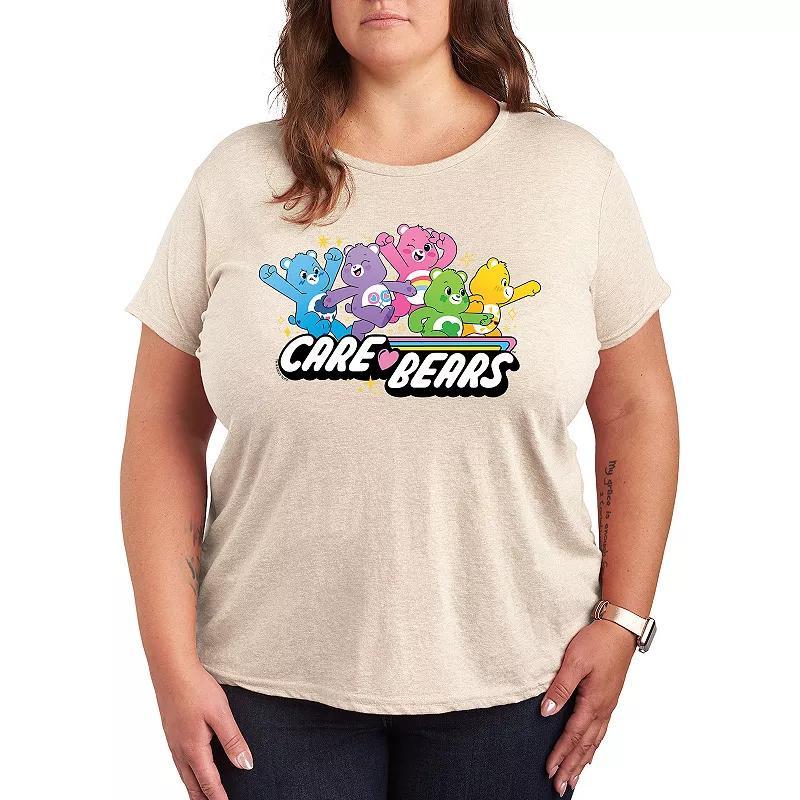 Plus Care Bears Unlock The Magic Logo Group Graphic Tee, Womens Product Image