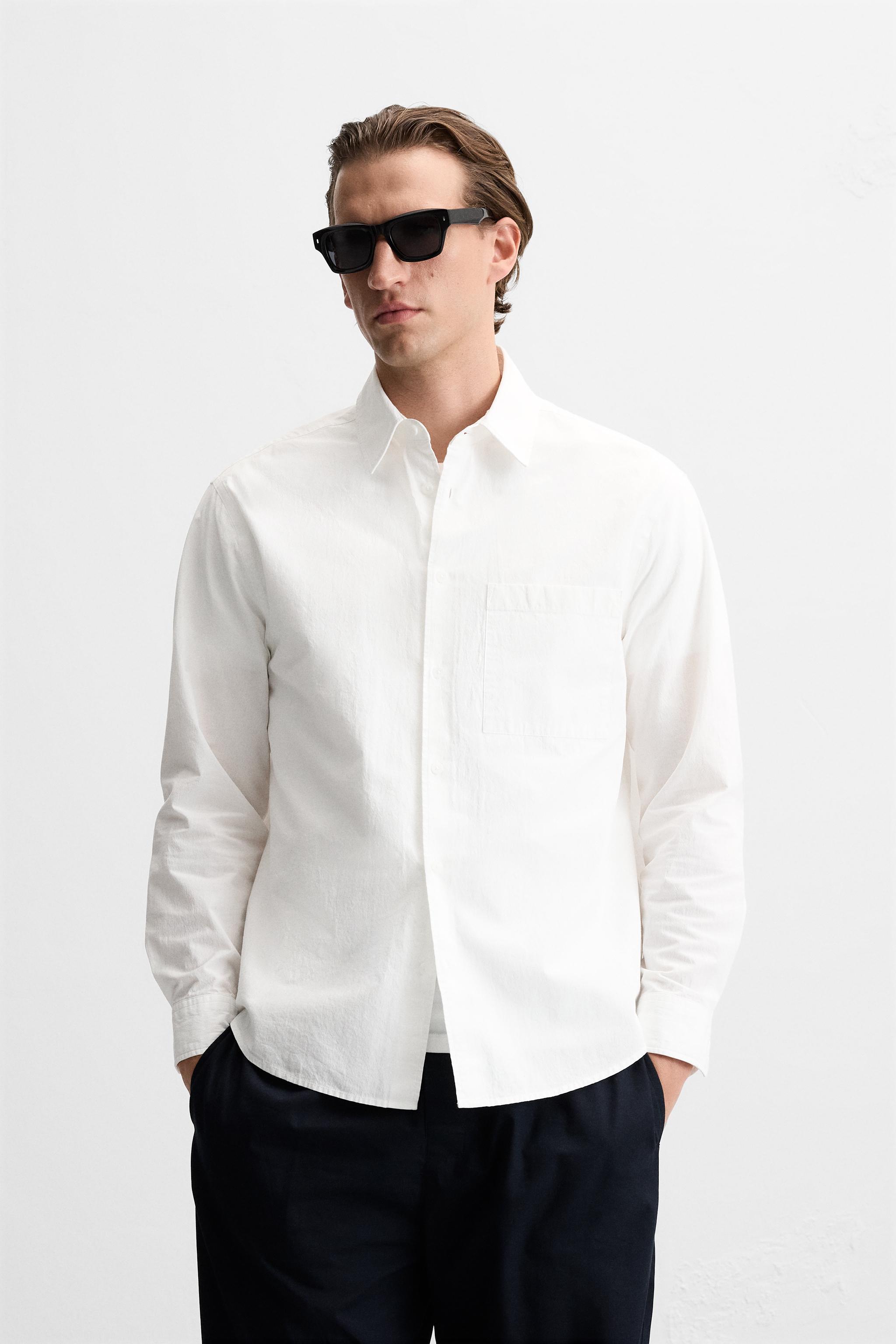 WRINKLED LOOK SHIRT Product Image