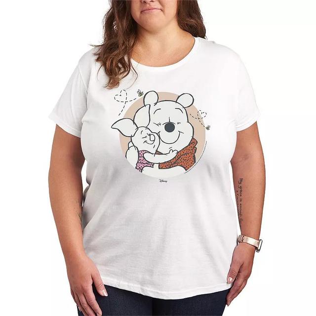 Disneys Winnie The Pooh Hug Graphic Tee, Womens Product Image