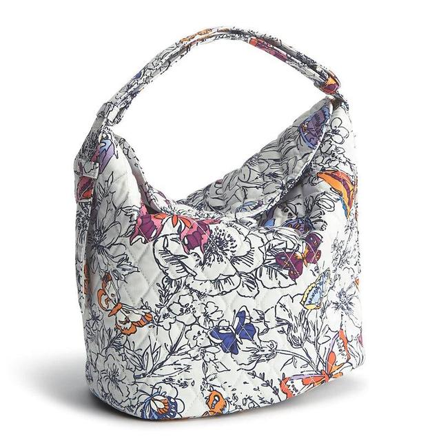 Vera Bradley Astoria Shoulder Bag Women in Wing + Bloom Gray Product Image