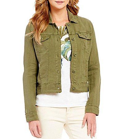 Tommy Bahama Two Palms Linen Raw Edge Jacket Product Image