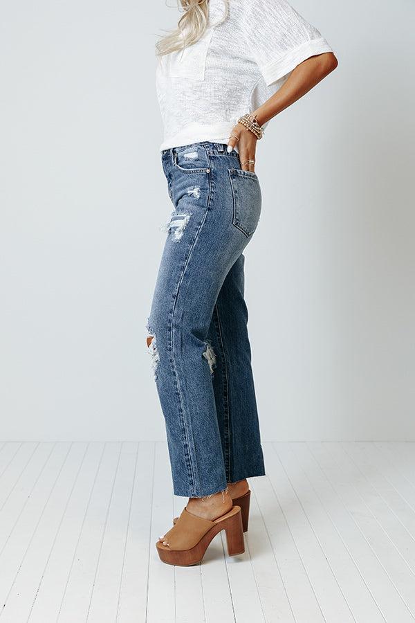 KanCan The Rowdy High Waist Distressed Relaxed Jean Product Image