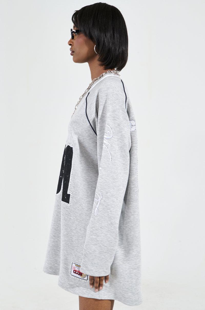 CATCH ME COURTSIDE SWEATSHIRT DRESS Product Image