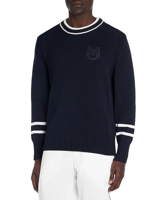 Moncler Striped Trim Crewneck Sweater Product Image