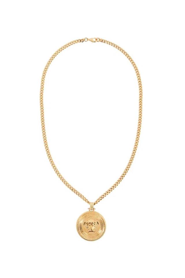 VERSACE Biggie Medusa Necklace In Gold Product Image