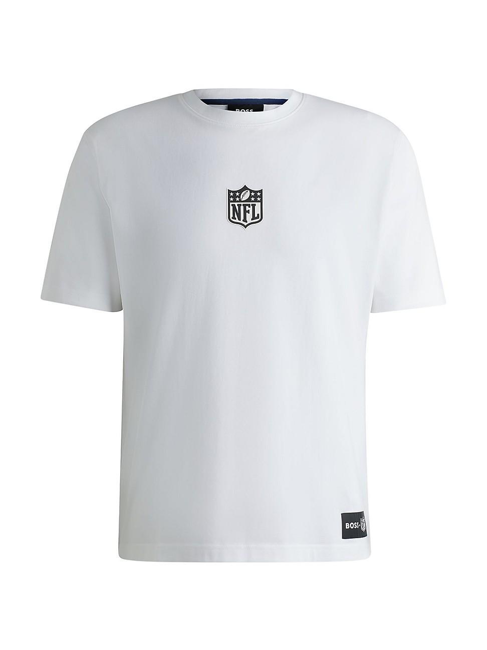 Mens BOSS x NFL Stretch Cotton T-Shirt with Special Branding Product Image