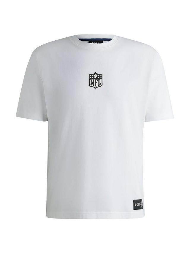 Mens BOSS x NFL Stretch Cotton T-Shirt with Special Branding Product Image