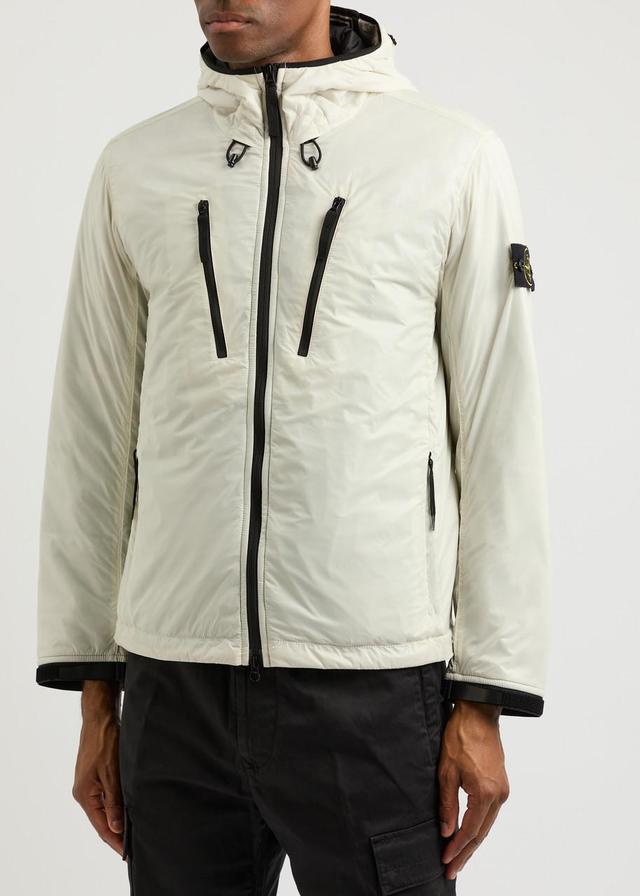 STONE ISLAND Off-white Packable Insulated Jacket In Off White Product Image