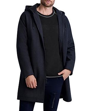 Karl Lagerfeld Paris Lined Zip Front Parka Product Image