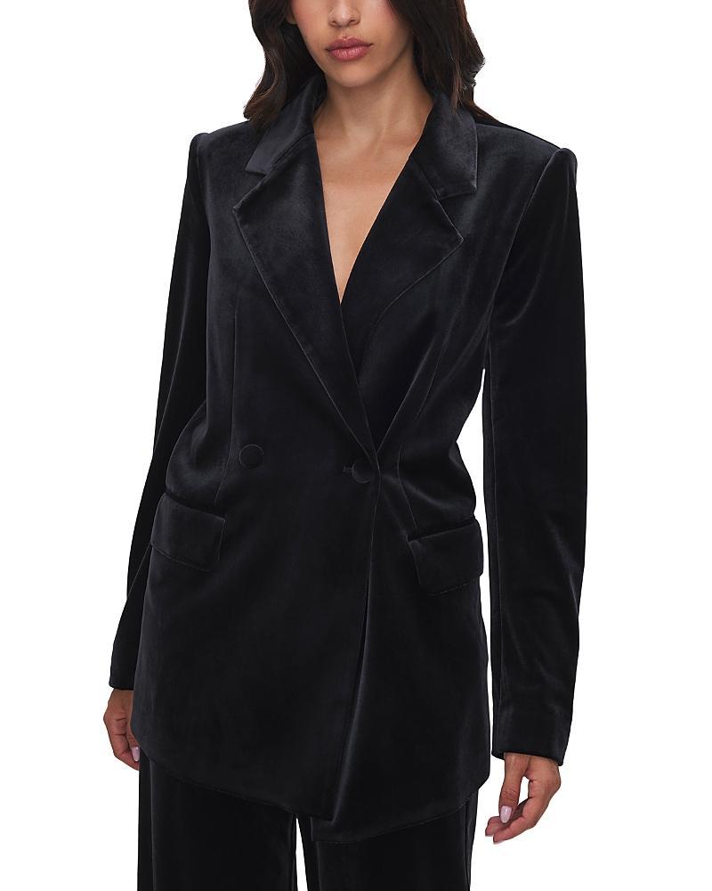 Good American Boss 2.0 Velvet Blazer Product Image