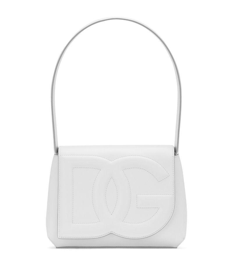 Leather Dg Logo Shoulder Bag In Multi Product Image